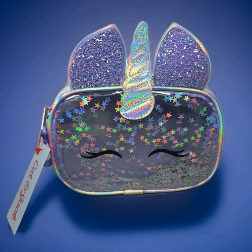 Unicorn Kids Glitter Fanny Pack With Single‎ Pocket Cat & Jack